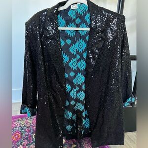 Sequin blazer